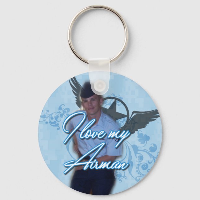 Custom Made Airforce Keychain (Front)