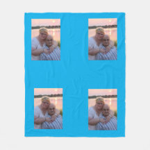 Custom made fleece blanket medium 