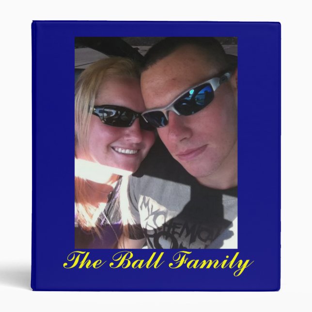 Custom made for Brittany Ball Binder (Front)