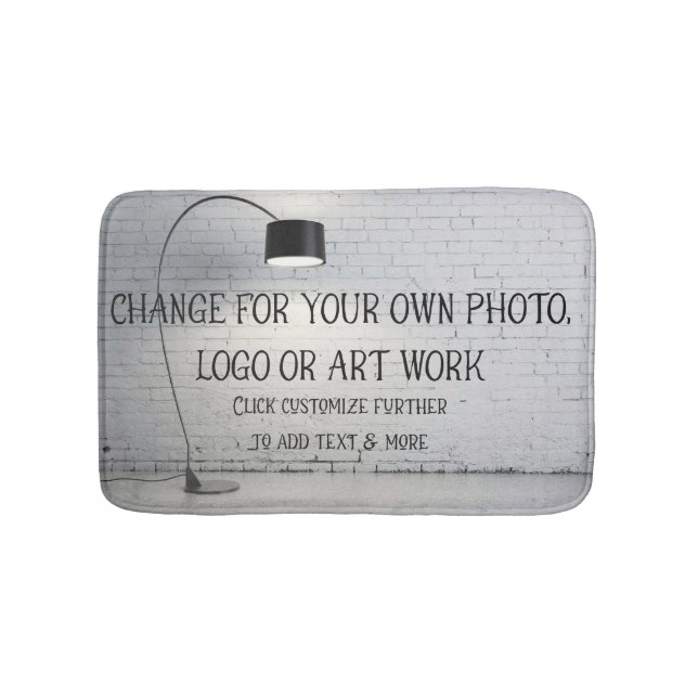 Custom Made For You Personalized One Of A Kind Bath Mat (Front)