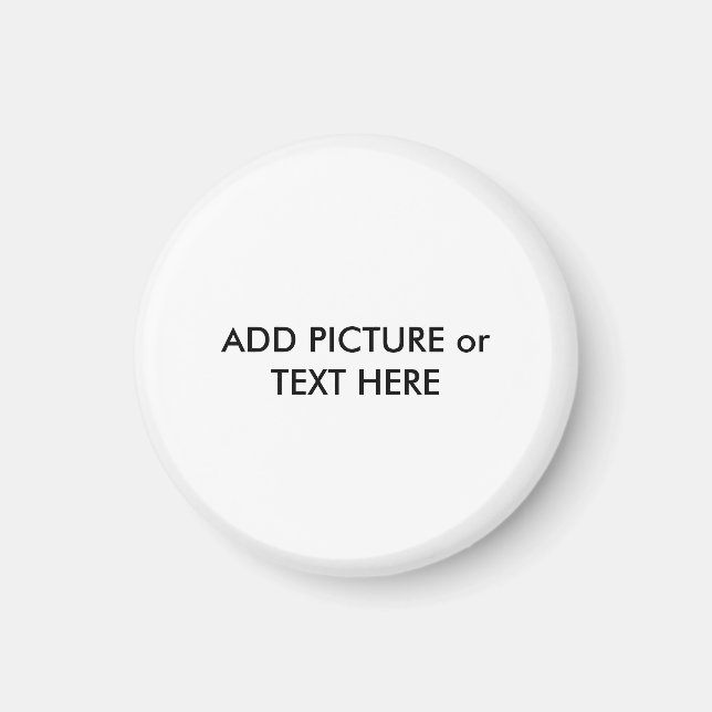 Custom made magnet Picture & Text  (Front)