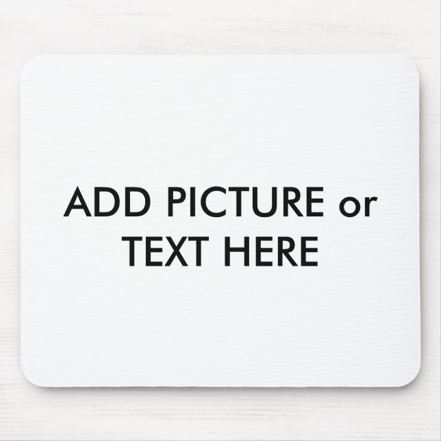 Custom made mouse pad Picture & Text  (Front)