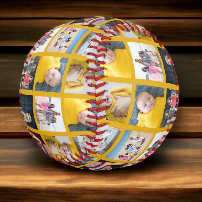 Custom Made Personalized One of a Kind 10 Photo Baseball (Creator Uploaded)