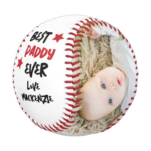 Custom Made Personalized One of a Kind Baseball (Angled)