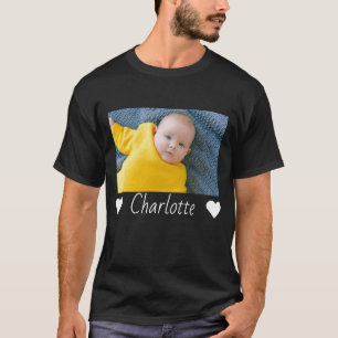 Custom Made Photo And Text Personalized T-Shirt