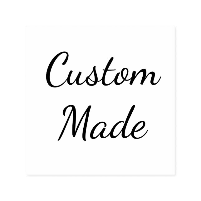 Custom Made Self-inking Stamp (Design)