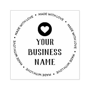 Custom Made With Love Stamp