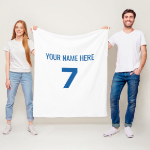 Custom Madrid Fleece Blanket