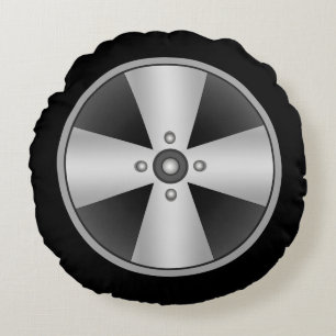 Custom Mag Wheel Round Pillow