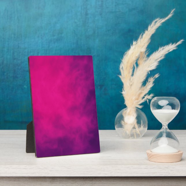 Custom Magenta Purple Plaque (Side)