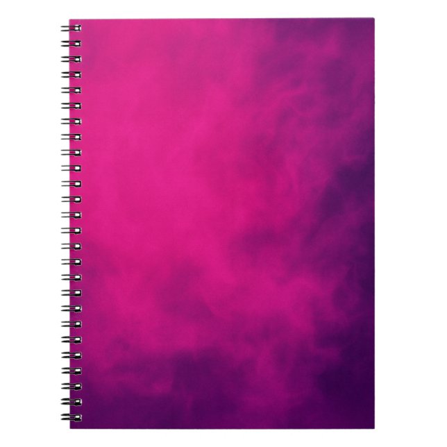 Custom Magenta Spiral Notebook (Front)