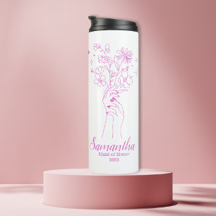Custom Maid Of Honor Name  Thermal Tumbler