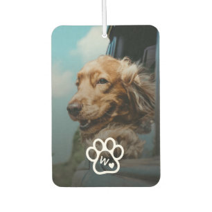 Custom Make Your Own Pet Photo Potrait Monogram Air Freshener