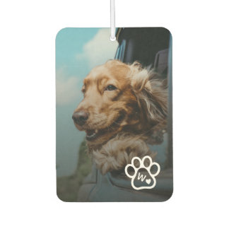 Custom Make Your Own Pet Photo Potrait Monogram Air Freshener