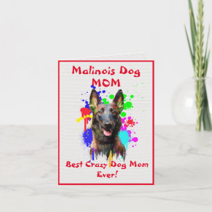 Custom Malinois Mom Dog Best Crazy Dog Digital Card