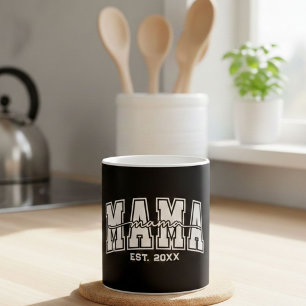 Custom Mama Est. Year Personalized Mom Established Coffee Mug