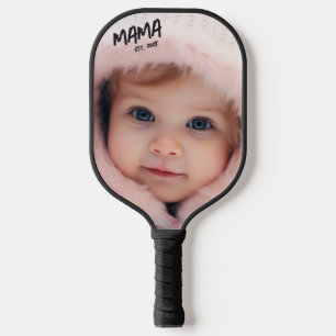 Custom Mama Photo Pickleball Paddle