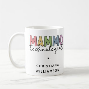 Custom Mammo Technologist Mammography Tech Coffee Mug