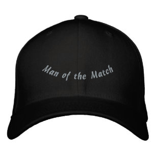 Custom Man of the Match-Hat Champion Player Embroidered Hat