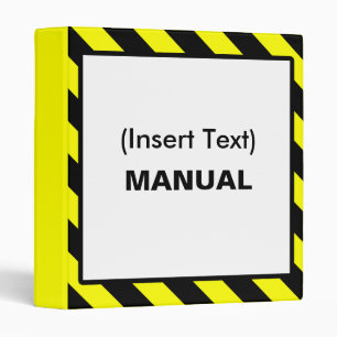 Custom Manual Binder