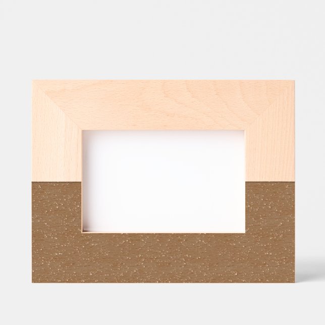 Custom Maple & Walnut Frame – Horizontal Split (Front)