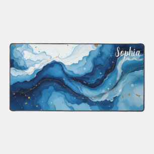 Custom Marble Desk Mat: Personalized Gaming Mousep Mat
