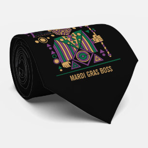 Custom Mardi Gras King 2026 Tie