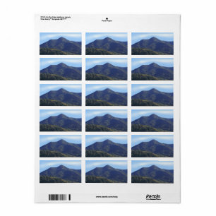 Custom Marin County Mt Tam Address Labels 