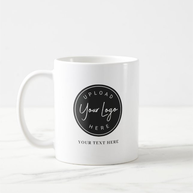 Custom Marketing Mug with Logo (Left)