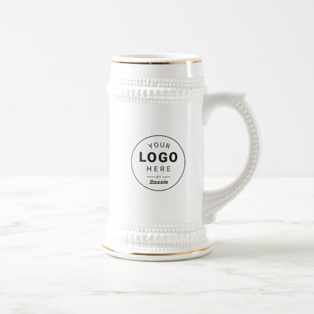 Custom Marketing Stein with Logo (Right)