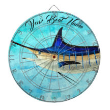 Custom Marlin Dart Board
