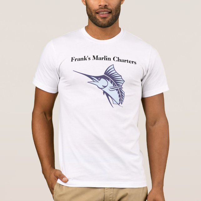 Custom Marlin Fishing Design Shirts (Front)
