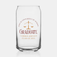 Custom Maroon Law School Graduation Commemorative
