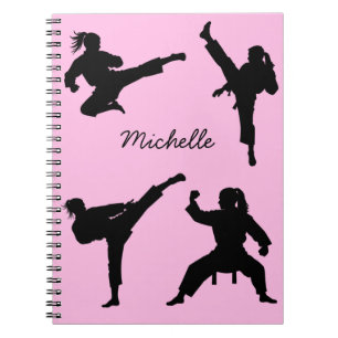 Custom martial arts karate Taekwondo Fighting     Notebook