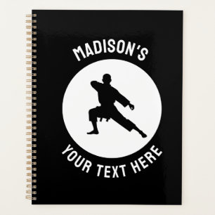 Custom martial arts karate Taekwondo Fighting Planner