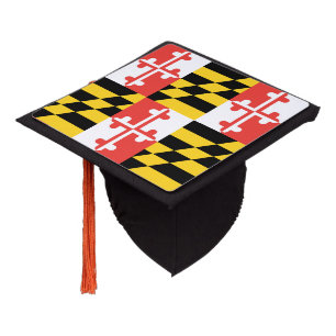 Custom Maryland Flag Graduation Cap Tassel Topper