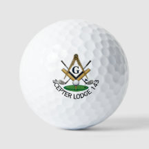 Custom Masonic Golf Balls