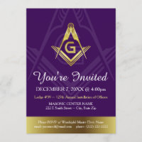 Custom Masonic Invitation Templates | Grand Lodge