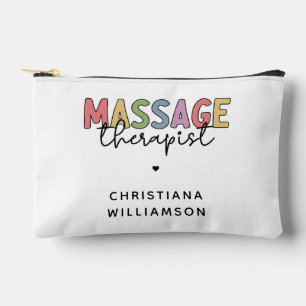 Custom Massage Therapist   Massage Therapy Gifts Accessory Pouch