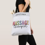 Custom Massage Therapist | Massage Therapy Gifts Tote Bag<br><div class="desc">Custom Massage Therapist Appreciation Massage Therapy Gifts!</div>