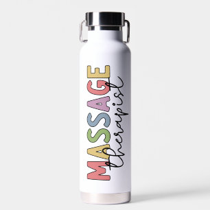 Custom Massage Therapist Massage Therapy Gifts Water Bottle