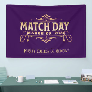 Custom Match Day 2026 Medical Residency Banner