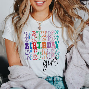 Custom Matching Birthday Party Team Squad Or Crew T-Shirt