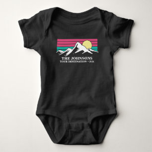 Custom Matching Family Vacation Camping Group Baby Bodysuit