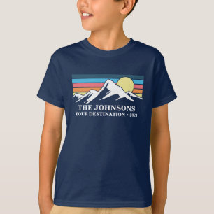 Custom Matching Family Vacation Camping Group   T-Shirt