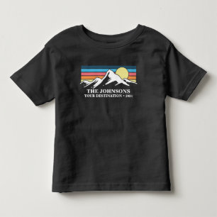 Custom Matching Family Vacation Camping Group Toddler T-shirt