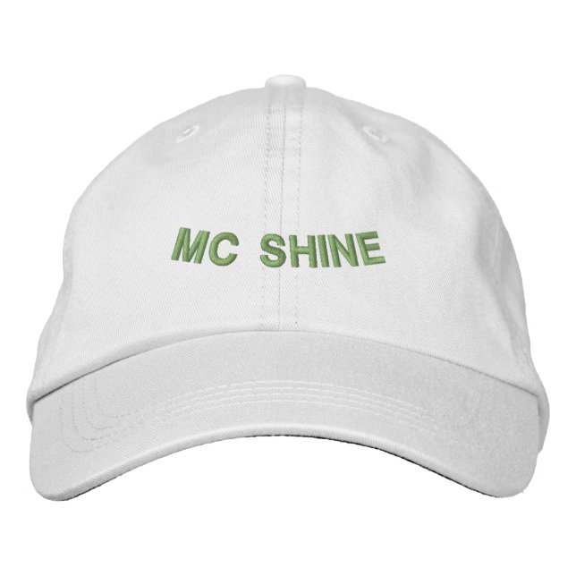 Custom MC Shine Celebration Wardrobe Adjustable Embroidered Hat (Front)