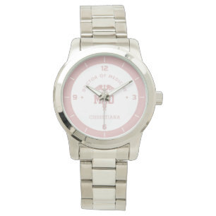 Custom MD Doctor of Medicine Doctor Graduation Watch
