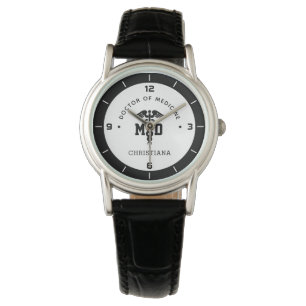 Custom MD Doctor of Medicine Doctor Graduation Watch