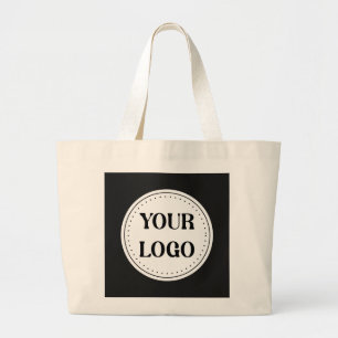 Custom, meaningful, elegant & everlasting button large tote bag